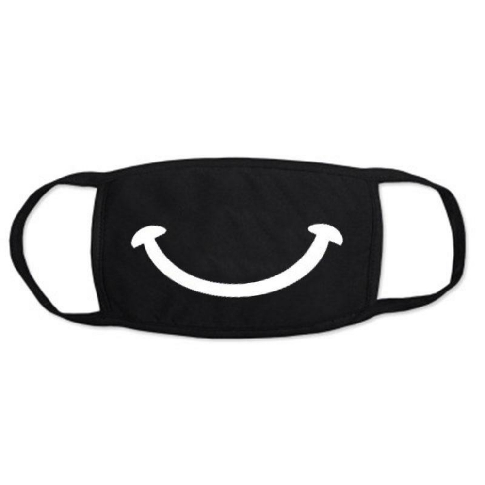 Funny Smile Cotton Washable Face Mask bts